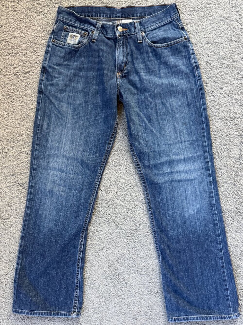 Cinch Silver Label Men’s Jeans 29x32 Slim Straight Stretch Denim EUC